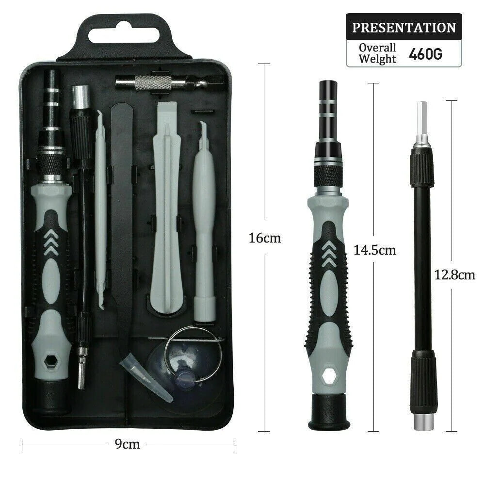 117-Piece Magnetic Screwdriver Bit Set for iPhone, MacBook, and Watch Repairs